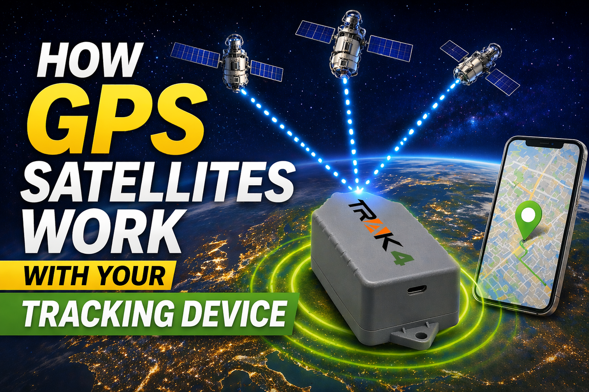 How GPS Satellites Work with Your Tracking Device