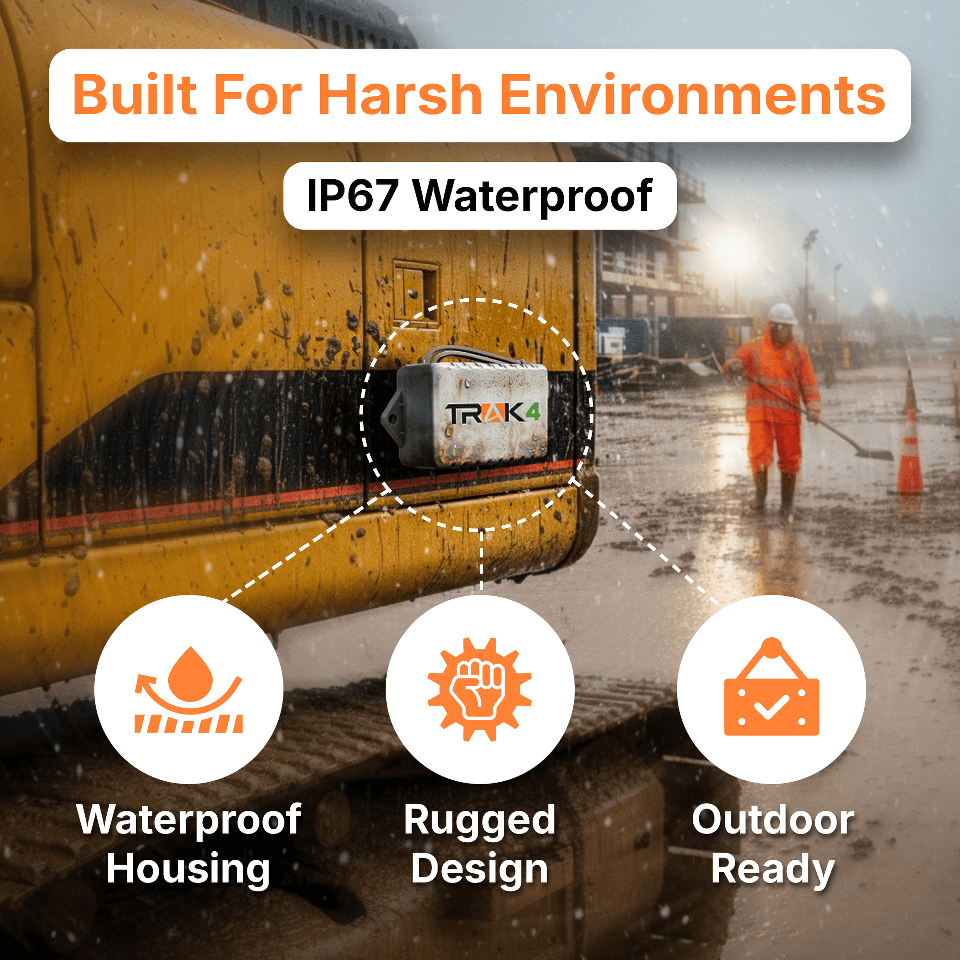 Trak-4 CE Trak-4 12v GPS Tracker with Wiring Harness