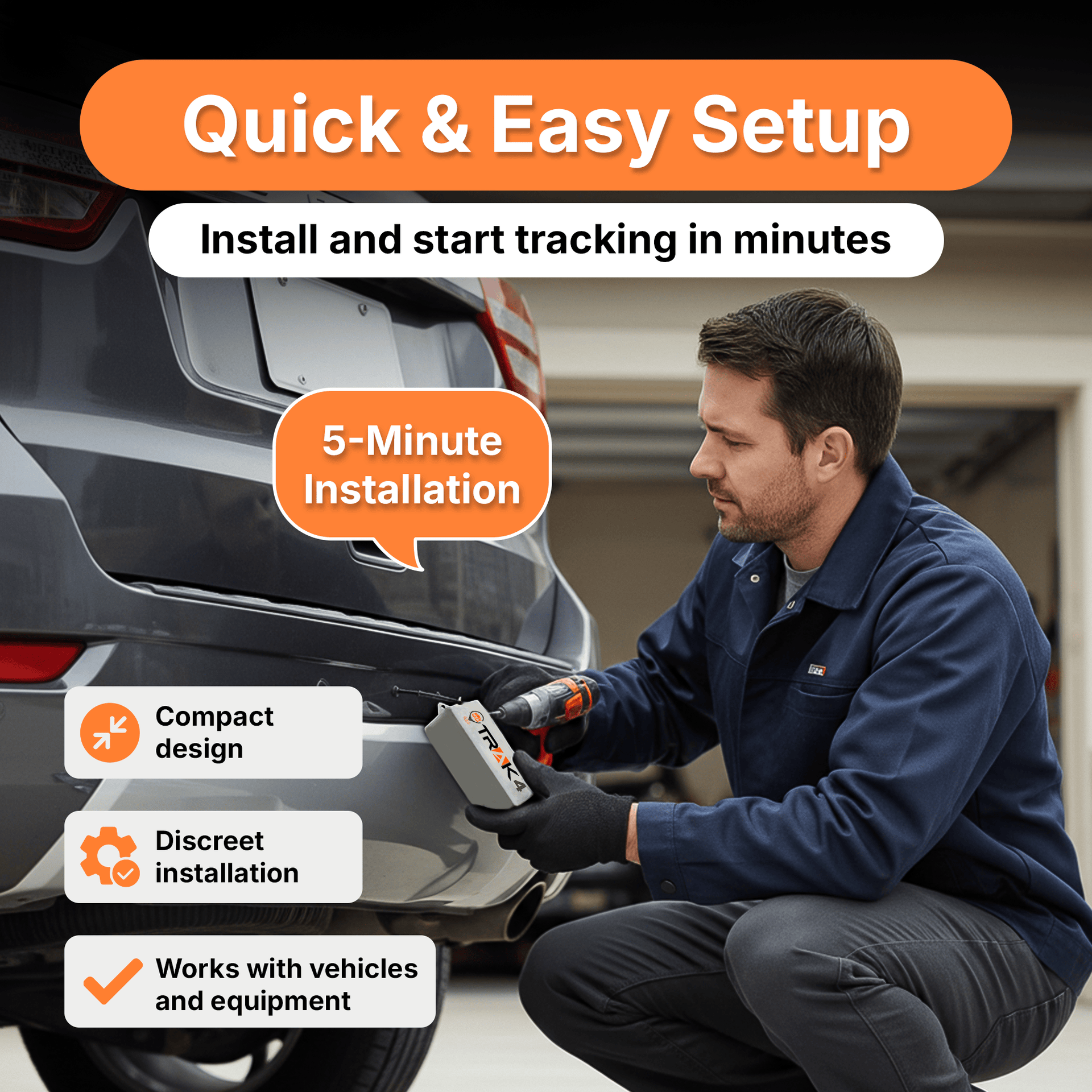 Trak-4 CE Trak-4 GPS Tracker for Tracking Assets, Equipment, and Vehicles