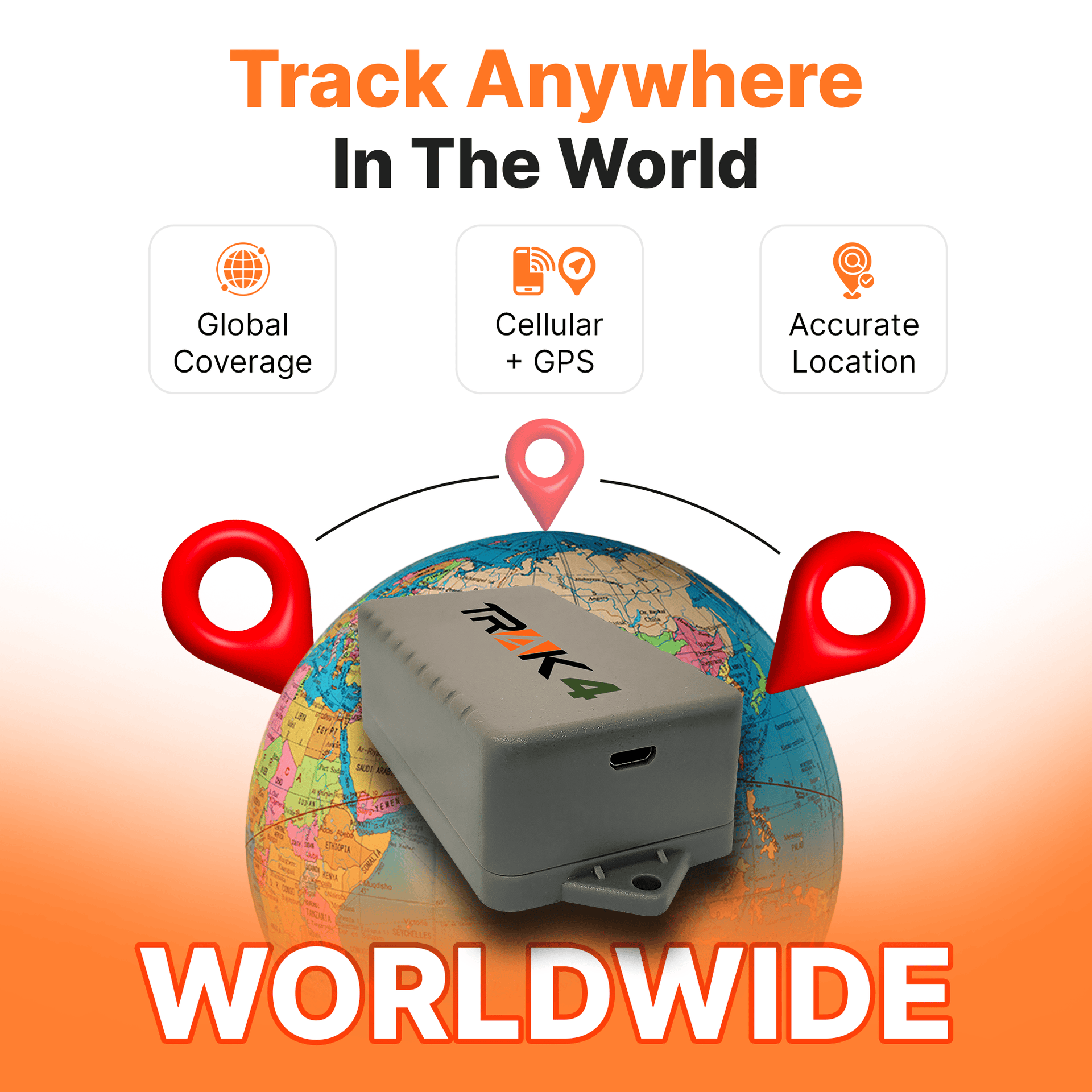 Trak-4 CE Trak-4 GPS Tracker for Tracking Assets, Equipment, and Vehicles