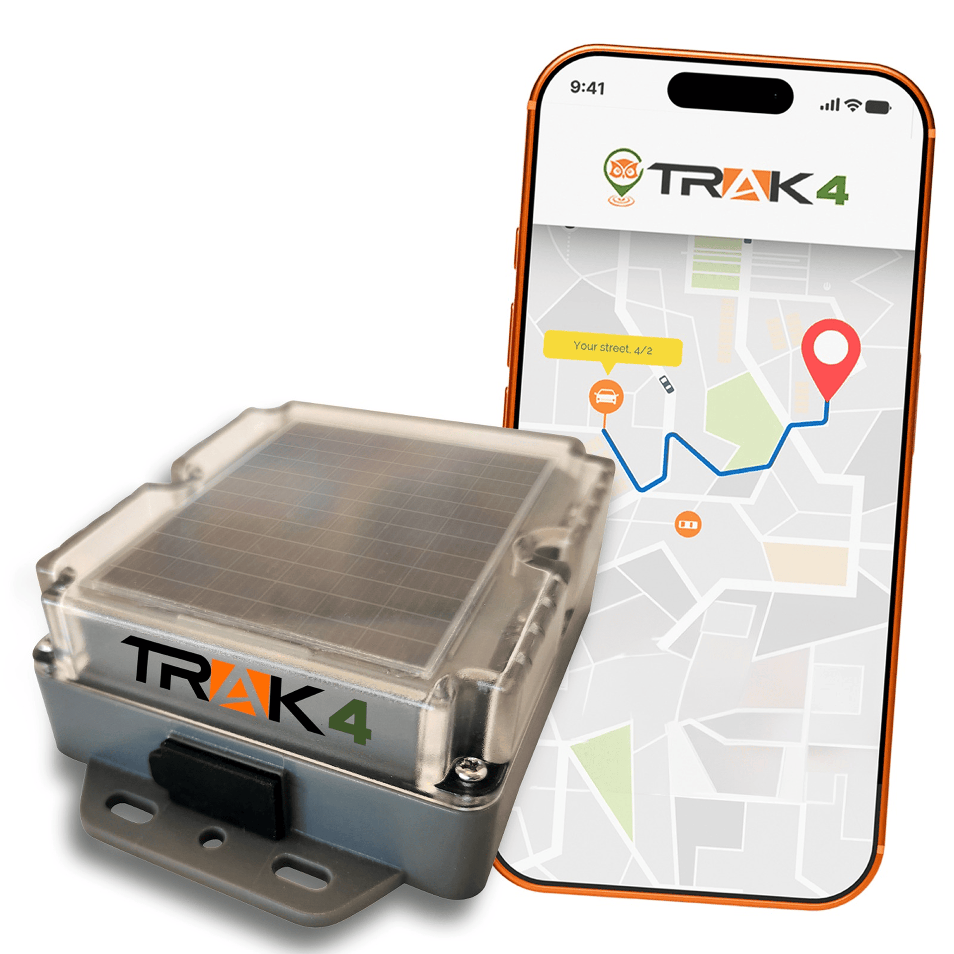 Trak-4 GPS Trackers Trak-4 Solar GPS Tracker. Self-Charging for Equipment, Vehicles, and Assets